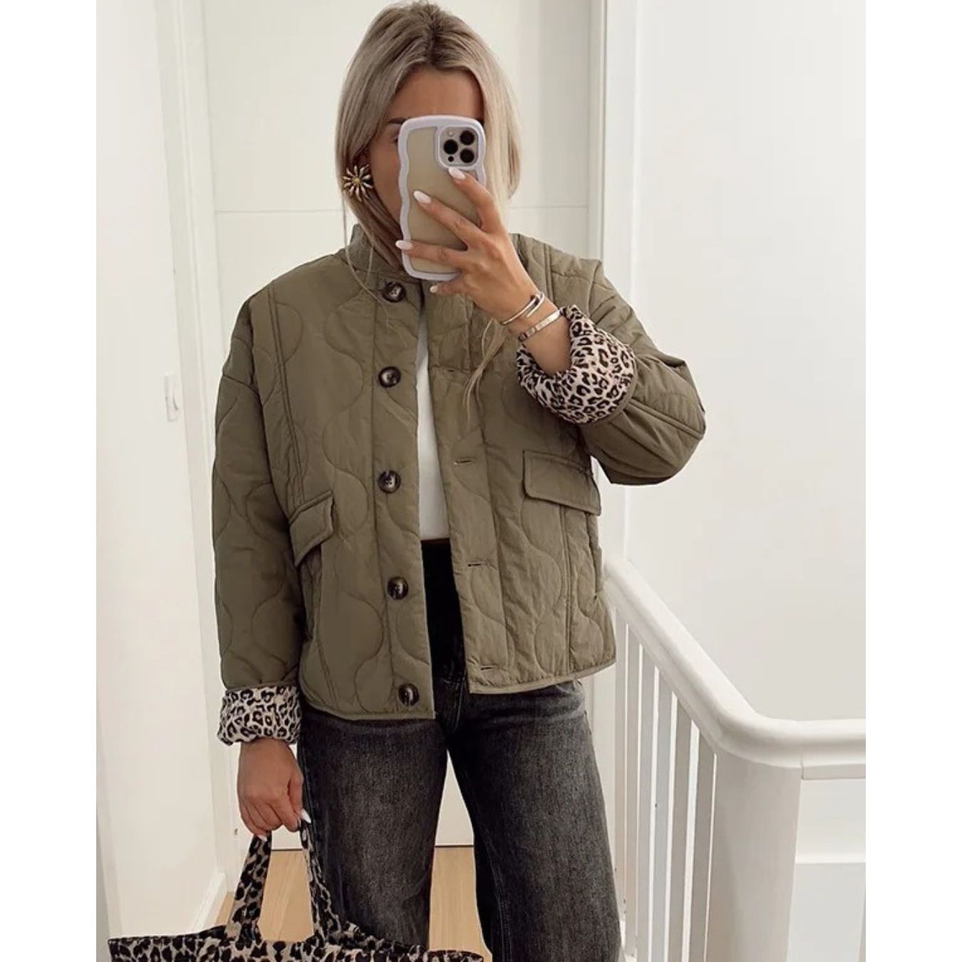 ZEYA - Julia Quilted Bomber Jacket