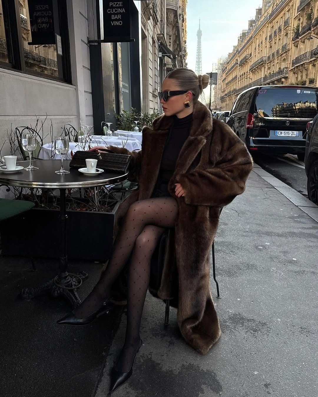 ZEYA - Laney Faux Fur Maxi Coat