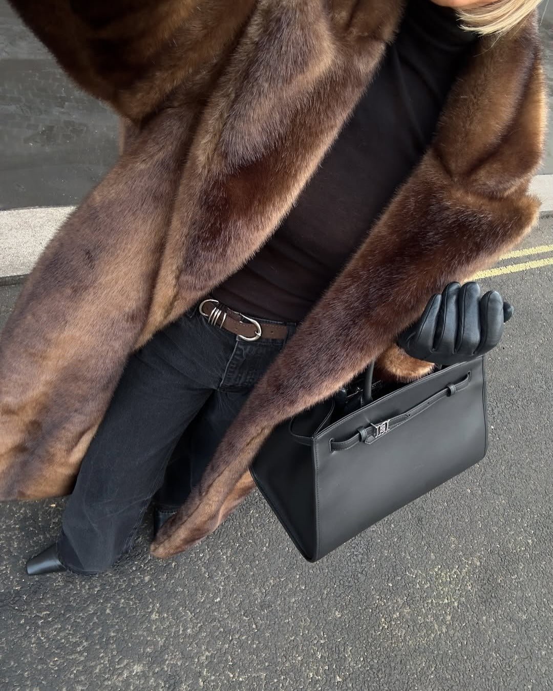 ZEYA - Laney Faux Fur Maxi Coat