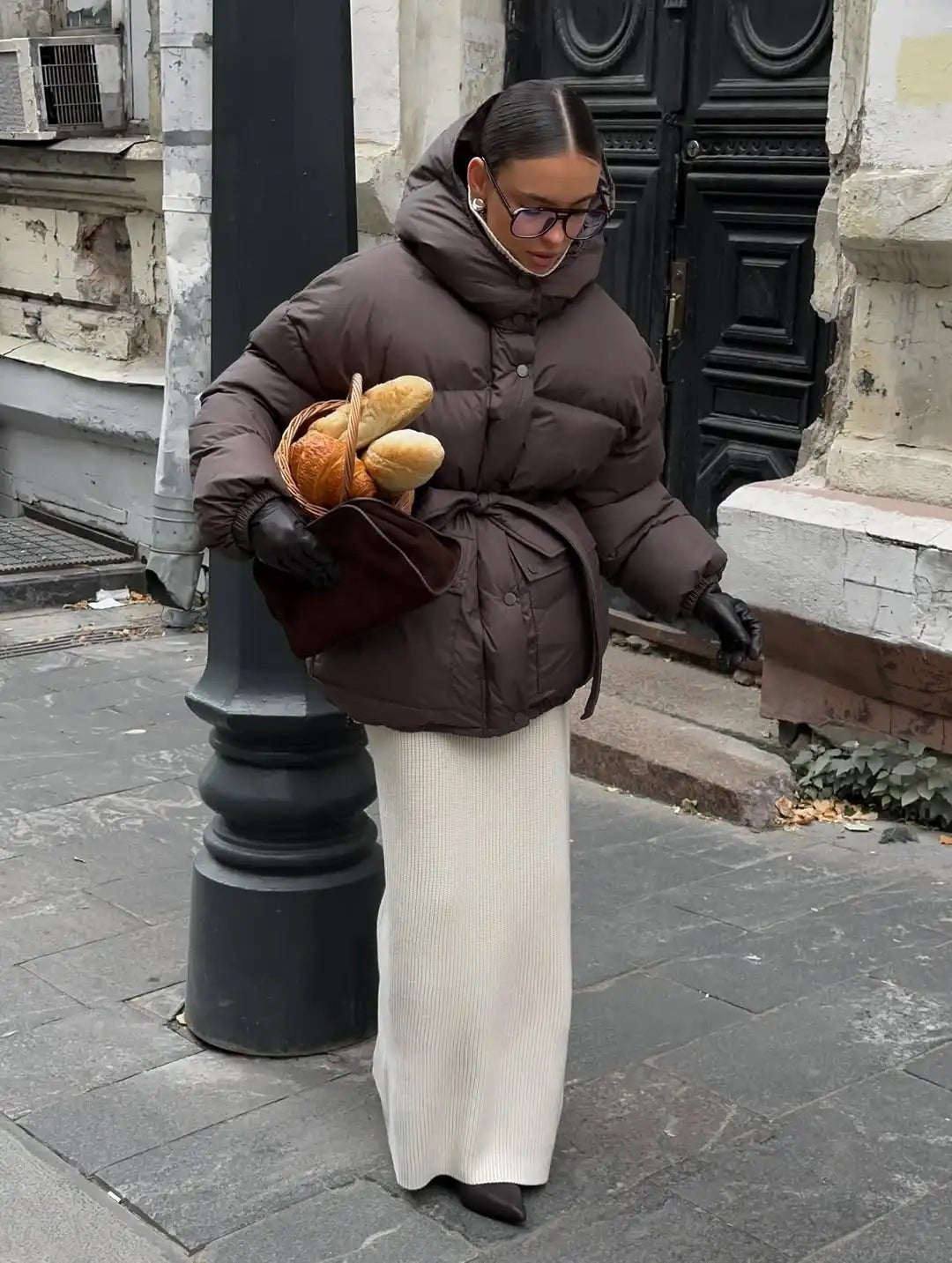 ZEYA - Lani Lace Up Hooded Coat