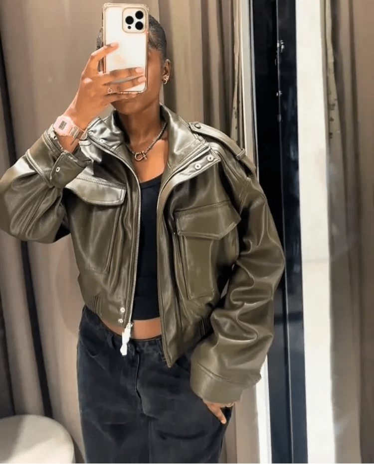 ZEYA - Lilo Faux Leather Jacket