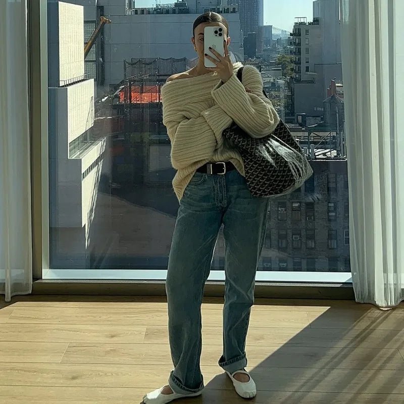 ZEYA - Rebecca Off - Shoulder Sweater