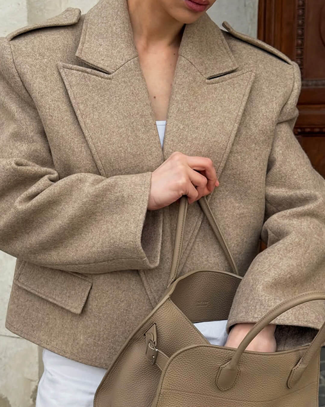 ZEYA - Tatiana Blazer with Shoulder Pads