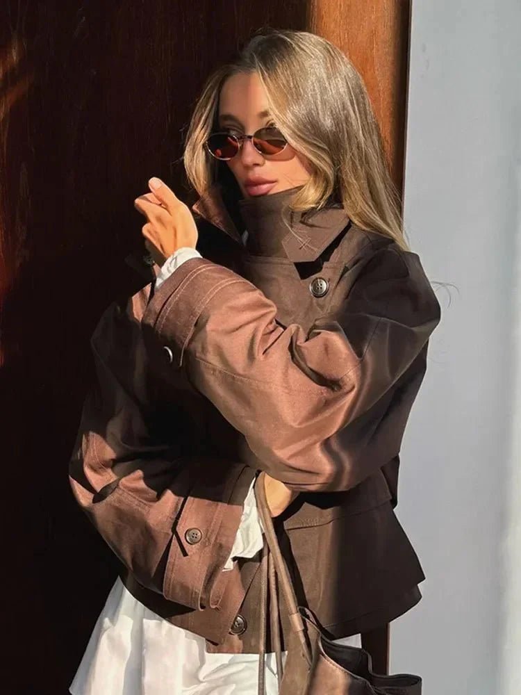 ZEYA - Vanessa Cropped Trench Coat