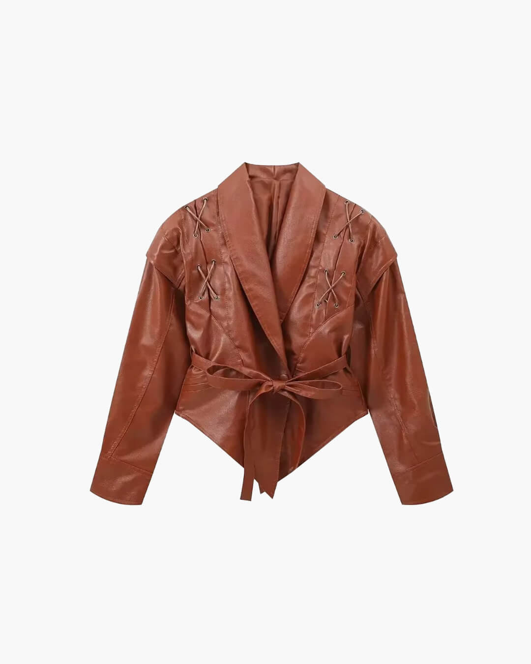ZEYA - Zora Biker Faux Leather Jacket